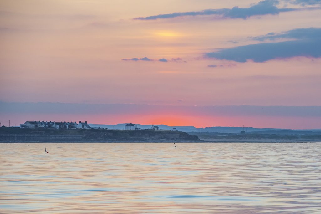 Our 4hr evening North Sea pelagic off the Northumberland coast on 25/07/18 proved to be a stunning sunset cruise